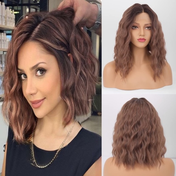 Short Bob Chocolate Lace Front Wig